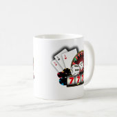 Mug casino, poker, objet adulte (Devant droit)