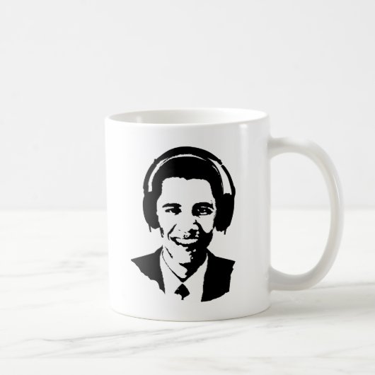 Mug Casque audio Barack Obama (Droite)