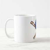 Mug Casque de baseball et chauves-souris (Gauche)