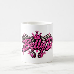 Mug Casque de course à couronne rose Belly.D