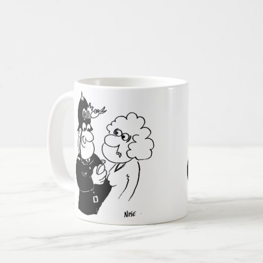 Mug Casque de police (Devant gauche)