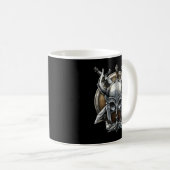Mug Casque de Viking Arme (Devant droit)