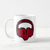 Mug casque DJ musique (Gauche)