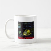 Mug Casque du capitaine du feu jaune (Gauche)