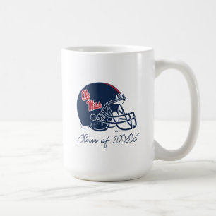 Mug Casque Ole Miss Football   bleu foncé