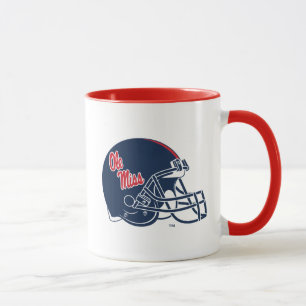 Mug Casque Ole Miss Football   bleu foncé