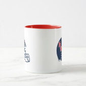 Mug Casque Ole Miss Football | bleu foncé (Centre)
