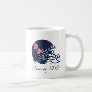 Mug Casque Ole Miss Football   bleu foncé
