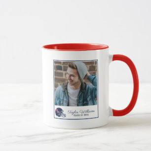 Mug Casque Ole Miss Football bleu foncé