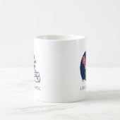 Mug Casque Ole Miss Football | bleu foncé (Centre)