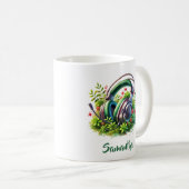 Mug Casque pour jeu vidéo en verdure (Devant droit)
