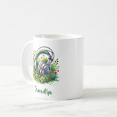 Mug Casque pour jeu vidéo en verdure (Devant gauche)