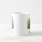Mug Casque pour jeu vidéo en verdure (Centre)