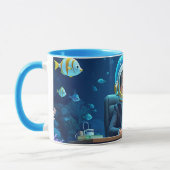 Mug Casque sous-marin du commis d'Imaginaire (Gauche)