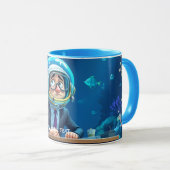Mug Casque sous-marin du commis d'Imaginaire (Devant droit)