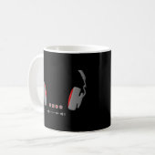 Mug Casques avec boutons de contrôle du volume des méd (Devant gauche)