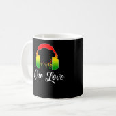 Mug Casques Rasta Reggae Musique Jamaïcaine Pride (Devant gauche)