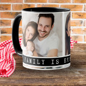 Mug Casquette 2 photo Collage Famille Image Citation N