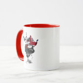 Mug Casquette britannique de thé après-midi (Devant gauche)