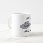 Mug Casquette casquette non gris (Devant gauche)