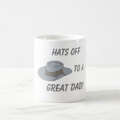Mug Casquette casquette non gris (Centre)