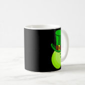 Mug Casquette de bowling Leprechaun Jour de la Saint P (Devant droit)