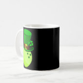 Mug Casquette de bowling Leprechaun Jour de la Saint P (Devant gauche)