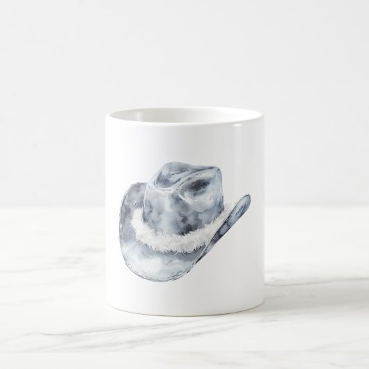 Mug Casquette de fille blanche en argent (Centre)