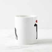 Mug Casquette de great dane Père Noël (Centre)