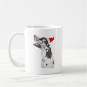 Mug Casquette de great dane Père Noël (Gauche)