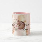 Mug Casquette de la vache blanche rose Tan Sud-Ouest (Centre)