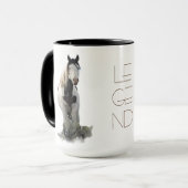Mug CASQUETTE de médecine LEGEND Mustang Stallion "Sha (Devant gauche)