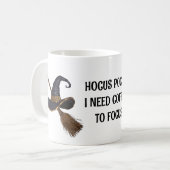 Mug Casquette de sorcière et Broomstick (Devant gauche)