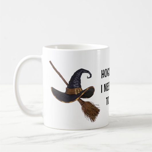 Mug Casquette de sorcière et Broomstick (Gauche)