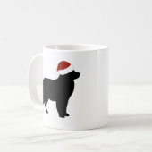 Mug Casquette de Terre-Neuve Père Noël (Devant gauche)