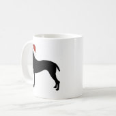Mug Casquette de Vizsla Père Noël (Devant gauche)