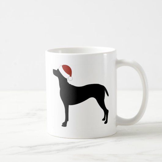 Mug Casquette de Vizsla Père Noël (Droite)