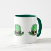 Mug Casquette du Derby Vert de la Saint Patrick (Devant droit)