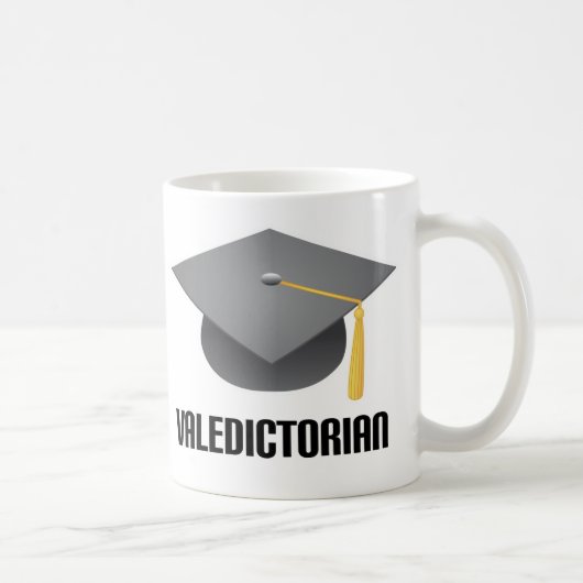 Mug Casquette gris d'écarté de diplômé (Droite)