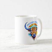 Mug Casquette indienne de bison amérindien (Devant droit)