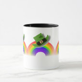 Mug Casquette Jour de la Saint Patrick et arc-en-ciel (Centre)