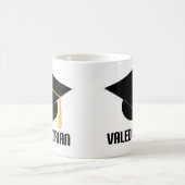 Mug Casquette noir d'écarté de diplômé (Centre)