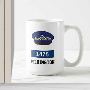 Mug CASQUETTE plat de la police britannique - Ajouter