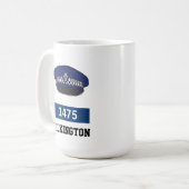 Mug CASQUETTE plat de la police britannique - Ajouter  (Devant gauche)