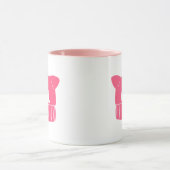 Mug Casquette Pussy Knit féministe rose (Centre)