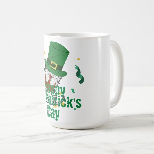 Mug Casquette vert chanceux Shamrock St. Patrick's Day (Devant droit)