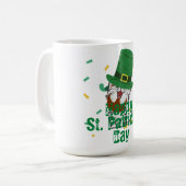 Mug Casquette vert chanceux Shamrock St. Patrick's Day (Devant gauche)