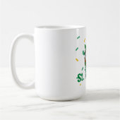 Mug Casquette vert chanceux Shamrock St. Patrick's Day (Gauche)