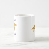 Mug Casquettes d'or moderne à la Grad Script Grad Grad (Centre)