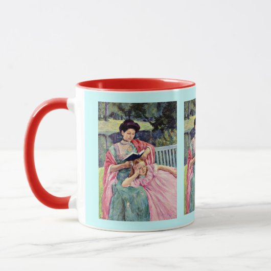 Mug Cassatt : Auguste Lecture à sa fille (Gauche)